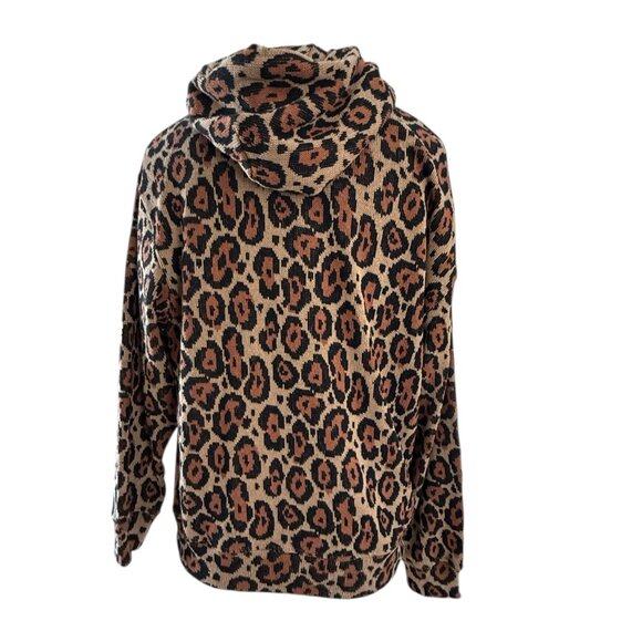 Emporio Armani Men's Cotton Blend Leopard Pullover Hoodie sweater, Size Small - Picture 6 of 16
